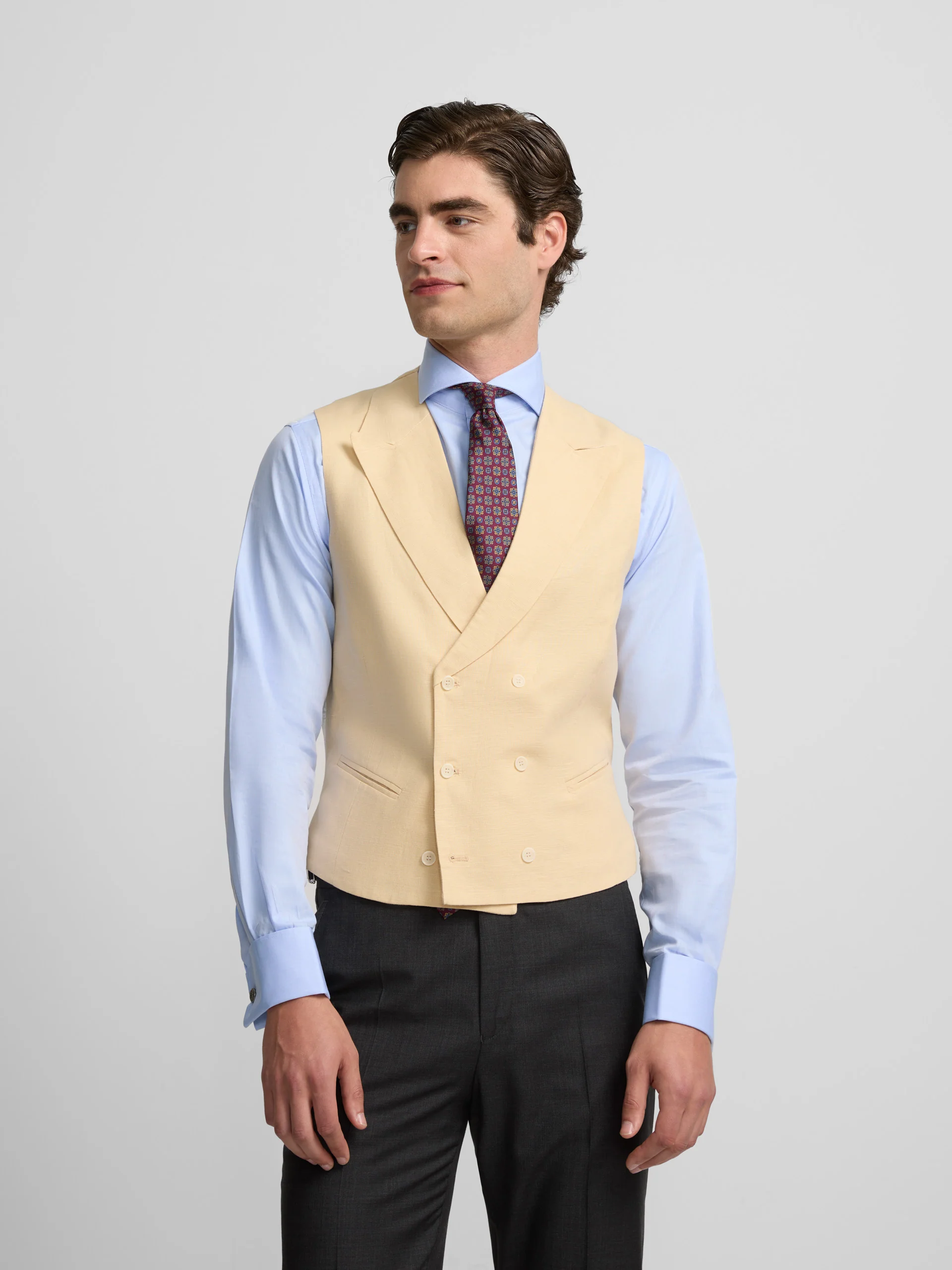 Chaleco chaque clasico camel