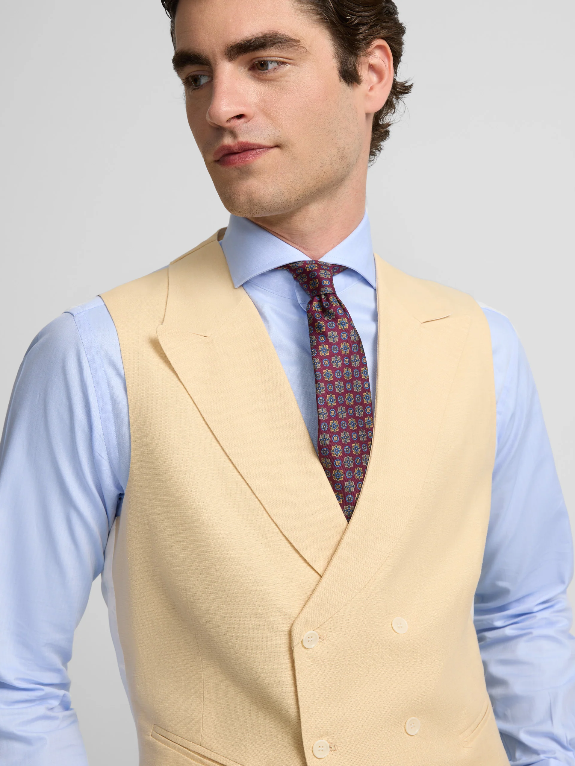 Chaleco chaque clasico camel - Imagen 4