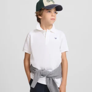 Polo kids clasico miniraqueta blanco