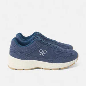 Zapatilla casual canvas azul