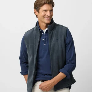 Chaleco polar clasico gris