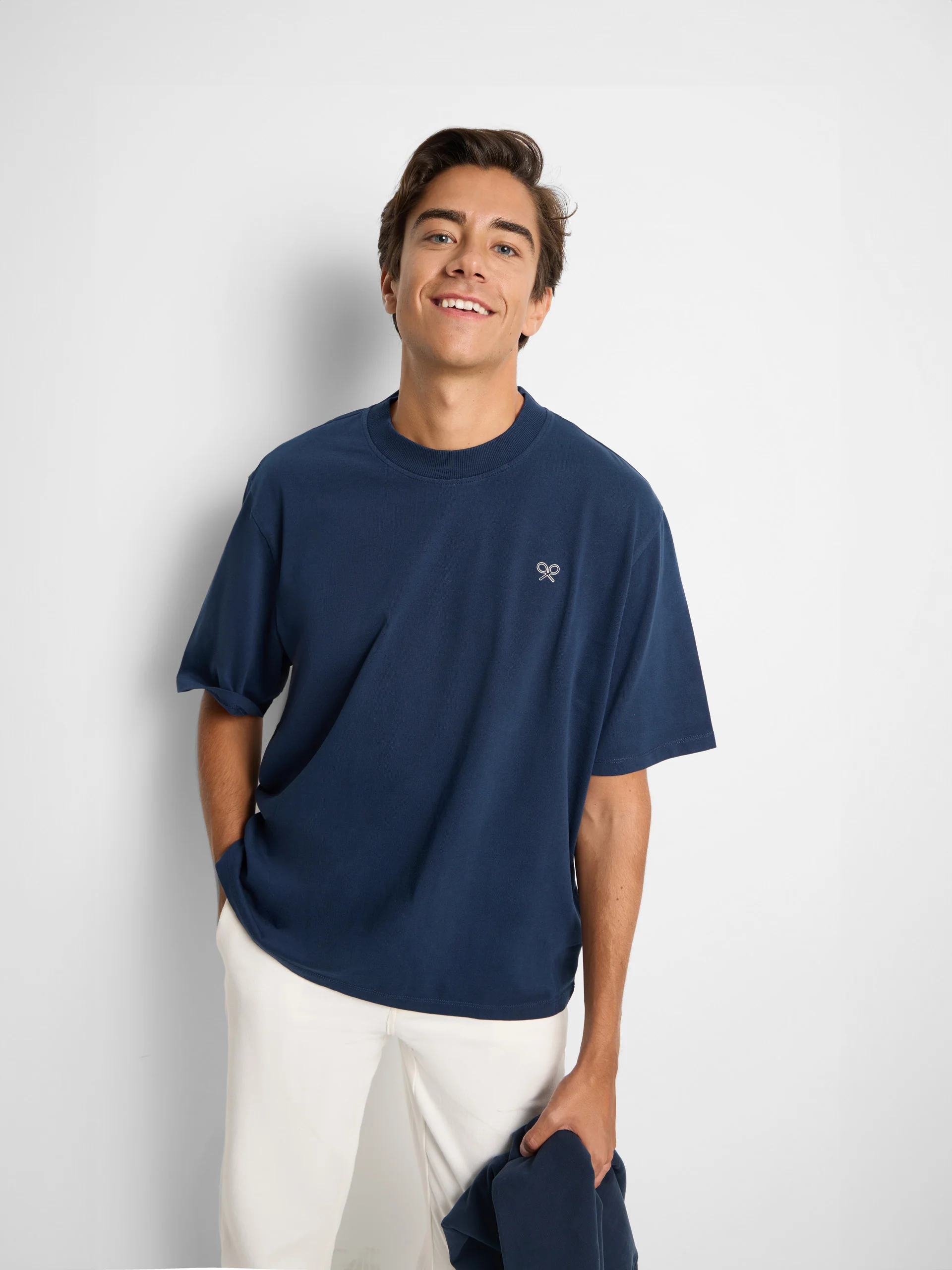 Camiseta special fit two rackets azul marino - Imagen 4