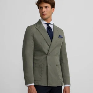 Americana casual cruzada verde