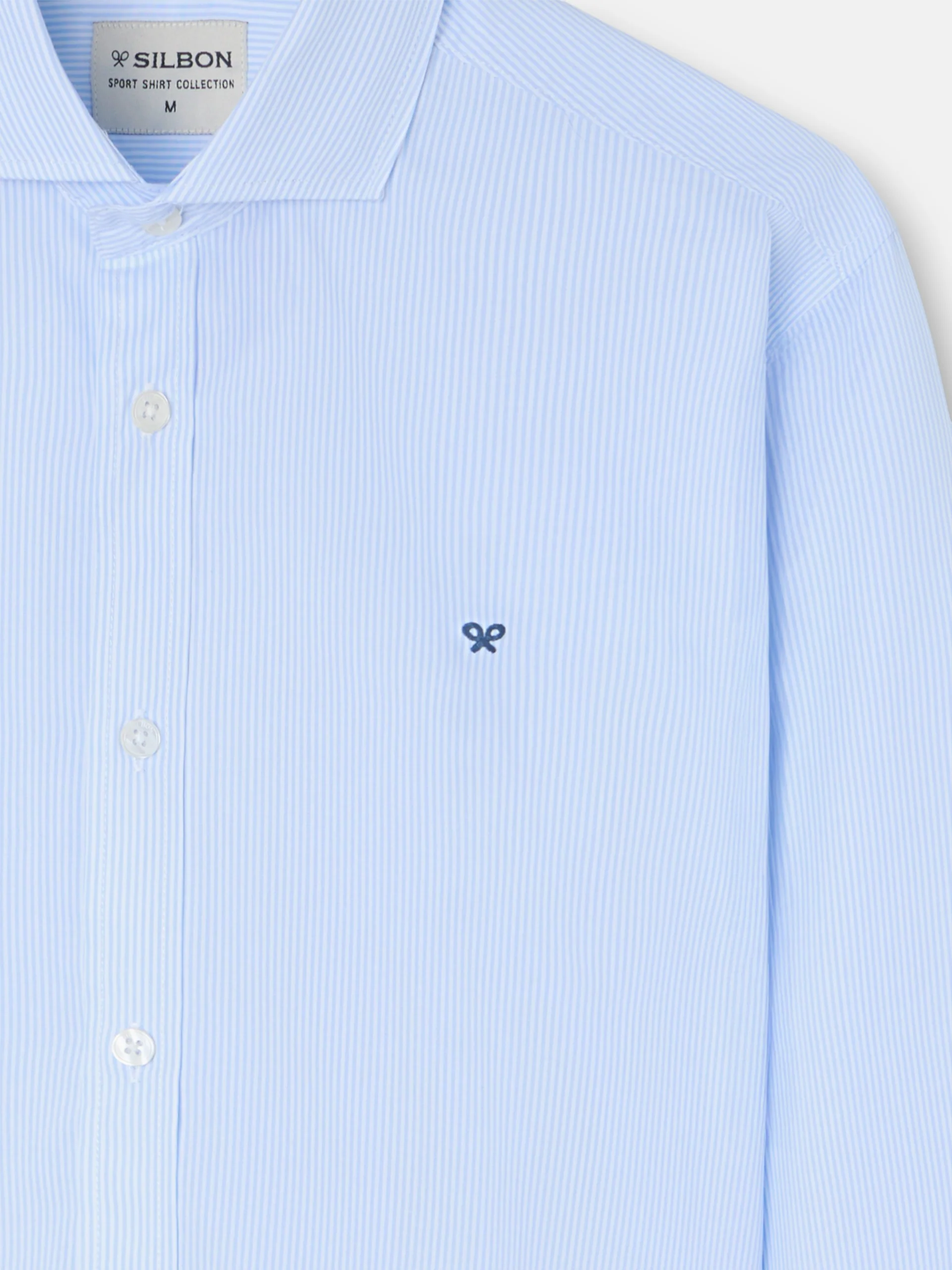 Camisa sport classic raya celeste - Imagen 3