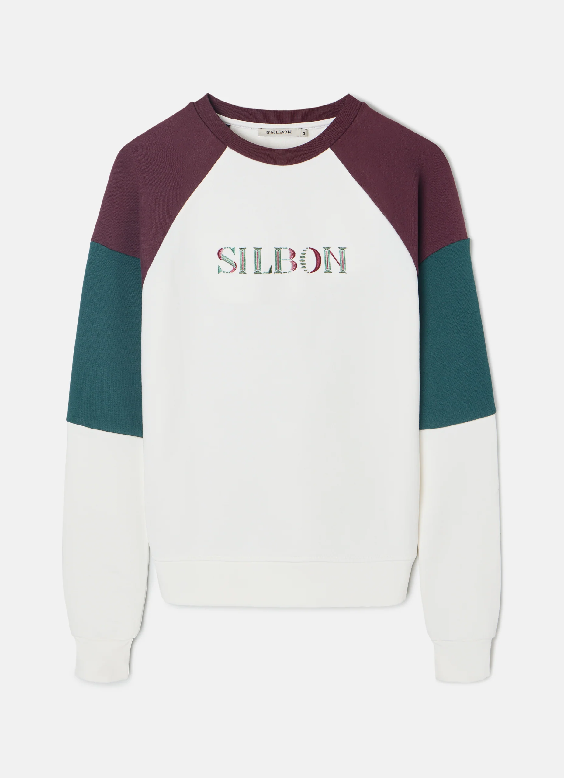 Sudadera woman letras colores burdeos - Imagen 6