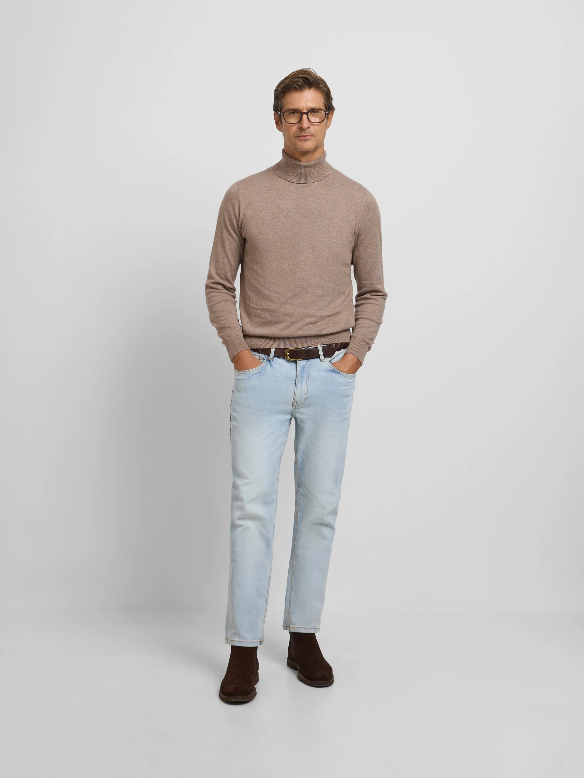 Pantalon sport denim azul claro - Imagen 2