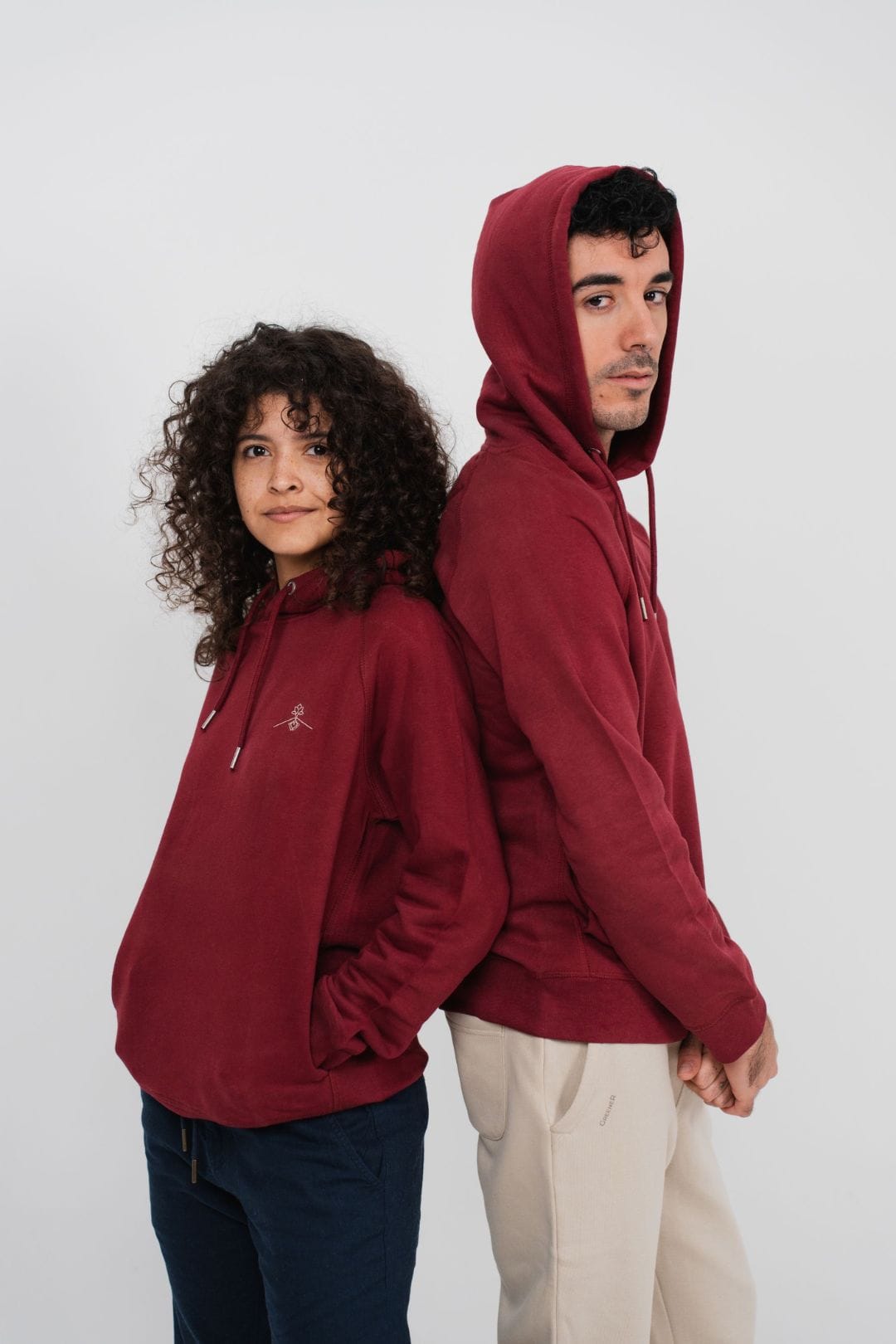 Sudadera capucha orgánica regular fit - Imagen 3