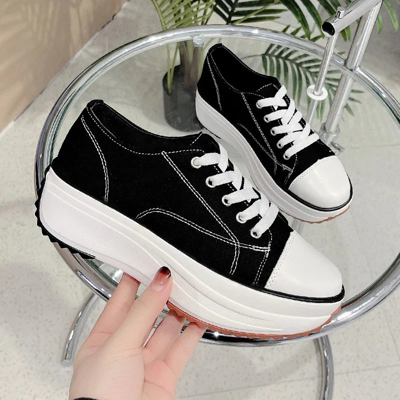 Zapatillas de Lona Chic con plataforma - Imagen 3
