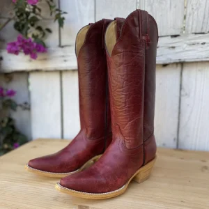 Red Hawk Jolene Rojo - Botas Vaqueras para Mujer