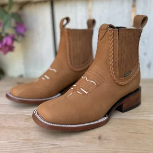CB-909 Camel - Botines Vaqueros para Mujer