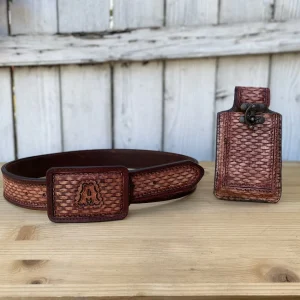Cinturon Vaquero Chedron con Funda para Telefono (Personalizable)