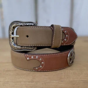 Cinturón Vaquero SC-02 Cafe  - Cinturones Vaqueros para Hombre