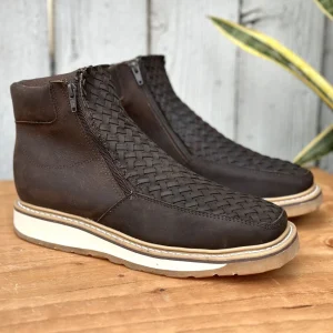 DB-170 Choco - Botines Vaqueros de Petatillo para Hombre