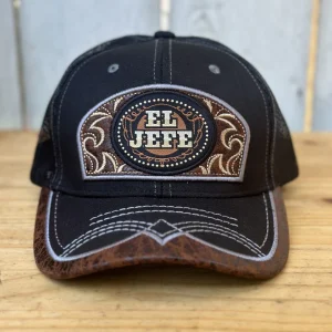 Gorra Vaquera Negra con El Jefe
