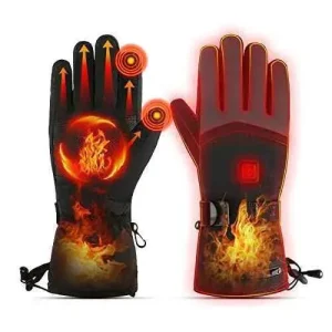 Guantes calefactables de invierno unisex con baterías de 5 V 5000 mAh
