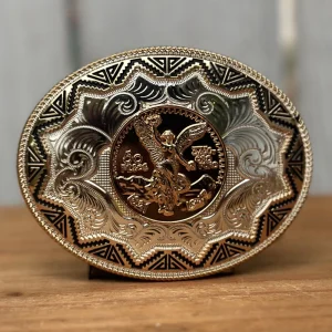 Hebilla Vaquera Ovalada de Centenario - Hebillas Vaqueras para Hombre
