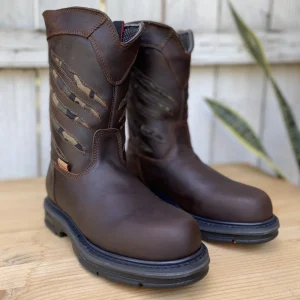 KW-222 Cafe Oscuro - Botas de Trabajo para Hombre