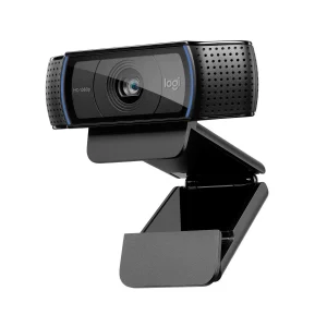 Logitech C920 HD Pro Webcam,Videoconferencias1080p/30 fps, Sonido Estéreo, Corrección de Iluminación HD,Skype/Hangouts/FaceTime, PC/Mac/Android/Chromebook