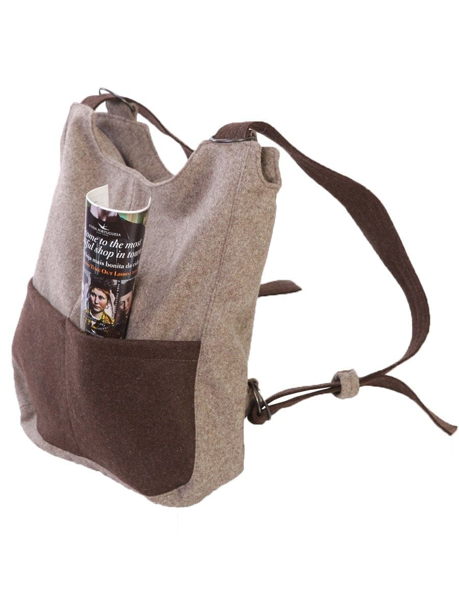 Mochila ecológica de lana de oveja - Imagen 2