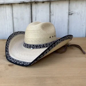 Sombrero Sahuayo Oscar Galoneado Negro para Hombre