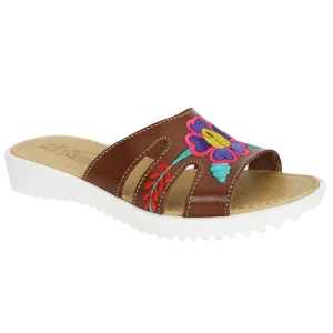 PM-35322 Café - Sandalias Artesanales Mexicanas para Mujer