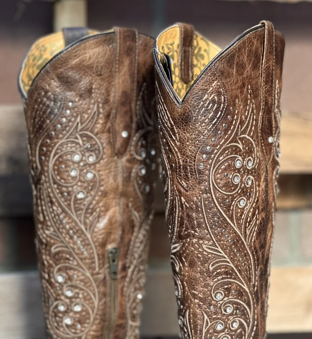 RC-Hacienda Arena - Botas Vaqueras con Tubo Alto para Mujer - Imagen 6