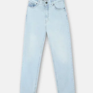Pantalon sport denim tapered azul claro