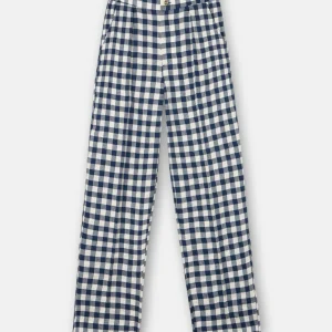 Pantalon trebilla vichy marino