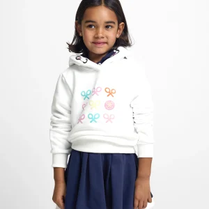 Sudadera girl raquetas smile blanca