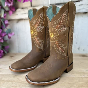 SB-300 Miel - Botas Vaqueras para Mujer