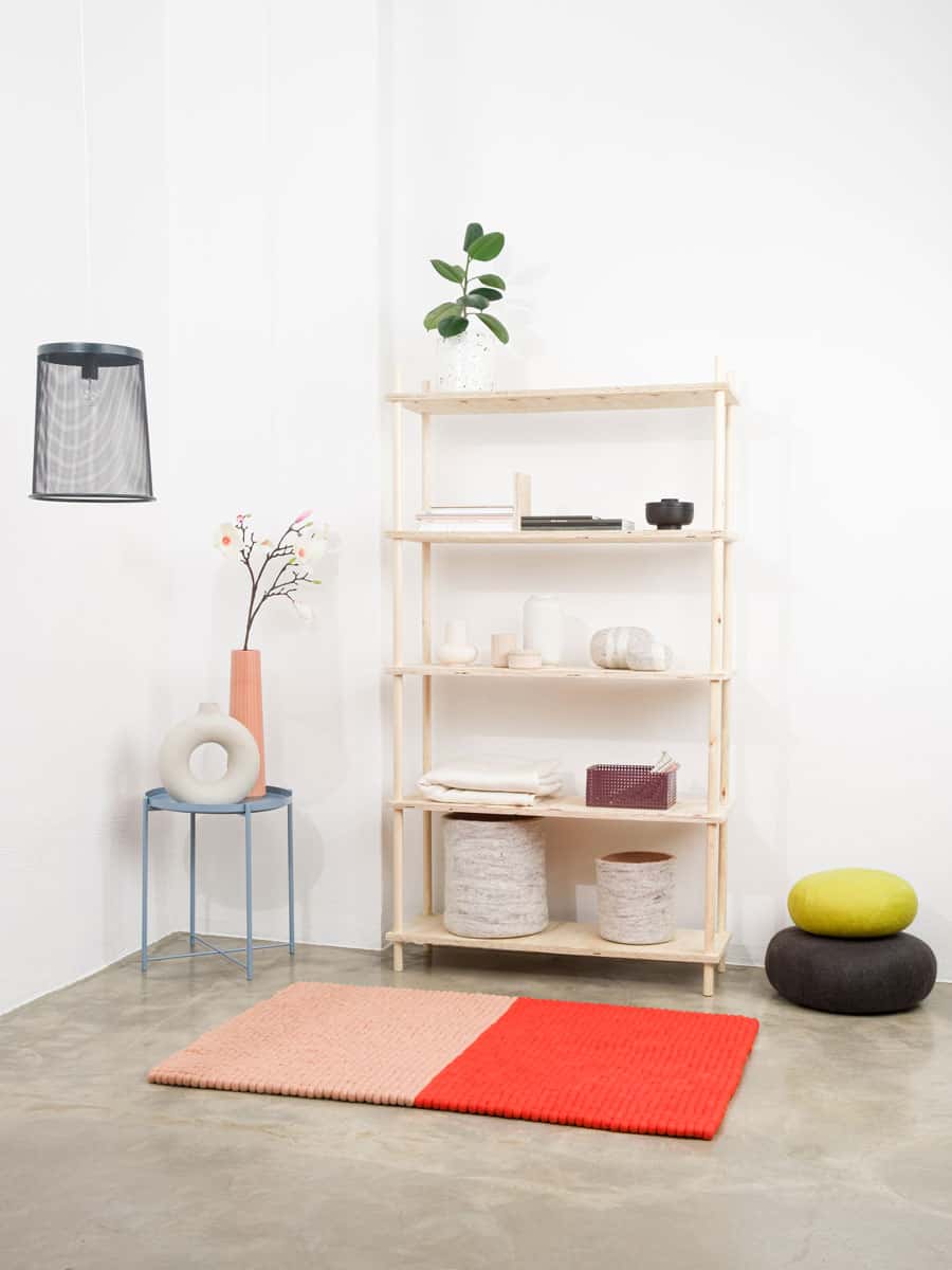 Alfombra bicolor rectangular - Imagen 6