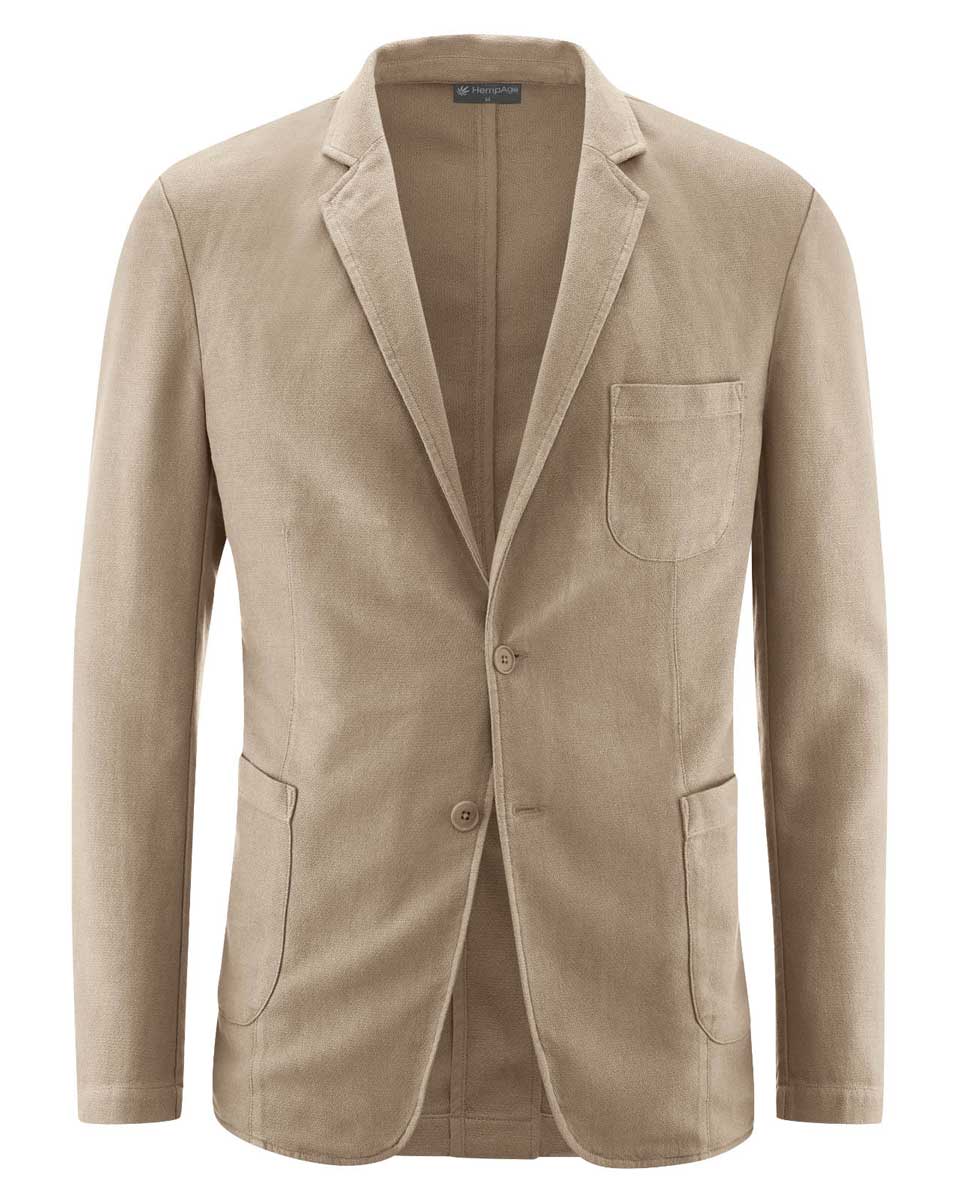 Americana hombre de cáñamo y algodón orgánico - Imagen 5