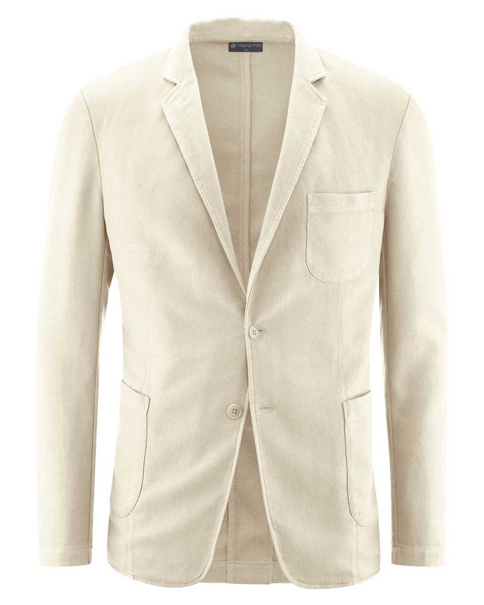 Americana hombre de cáñamo y algodón orgánico - Imagen 4