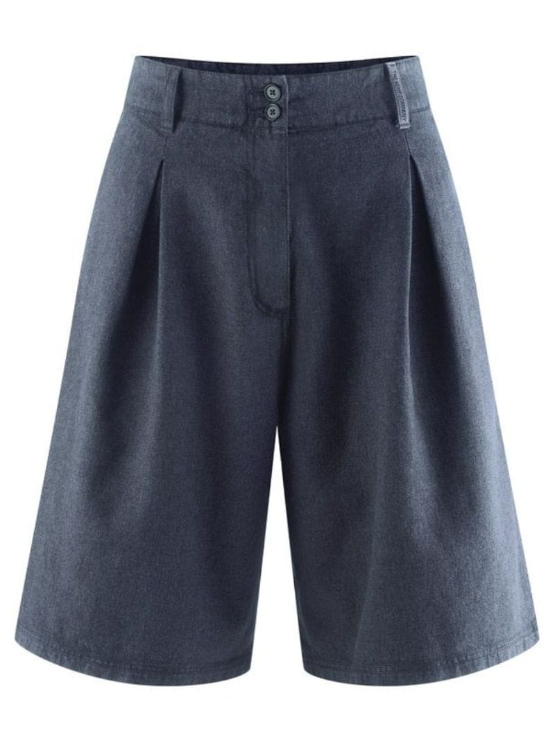 Bermudas oversize mujer de sarga ecológica - Imagen 4