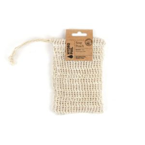 Bolsa para jabón sólido de sisal