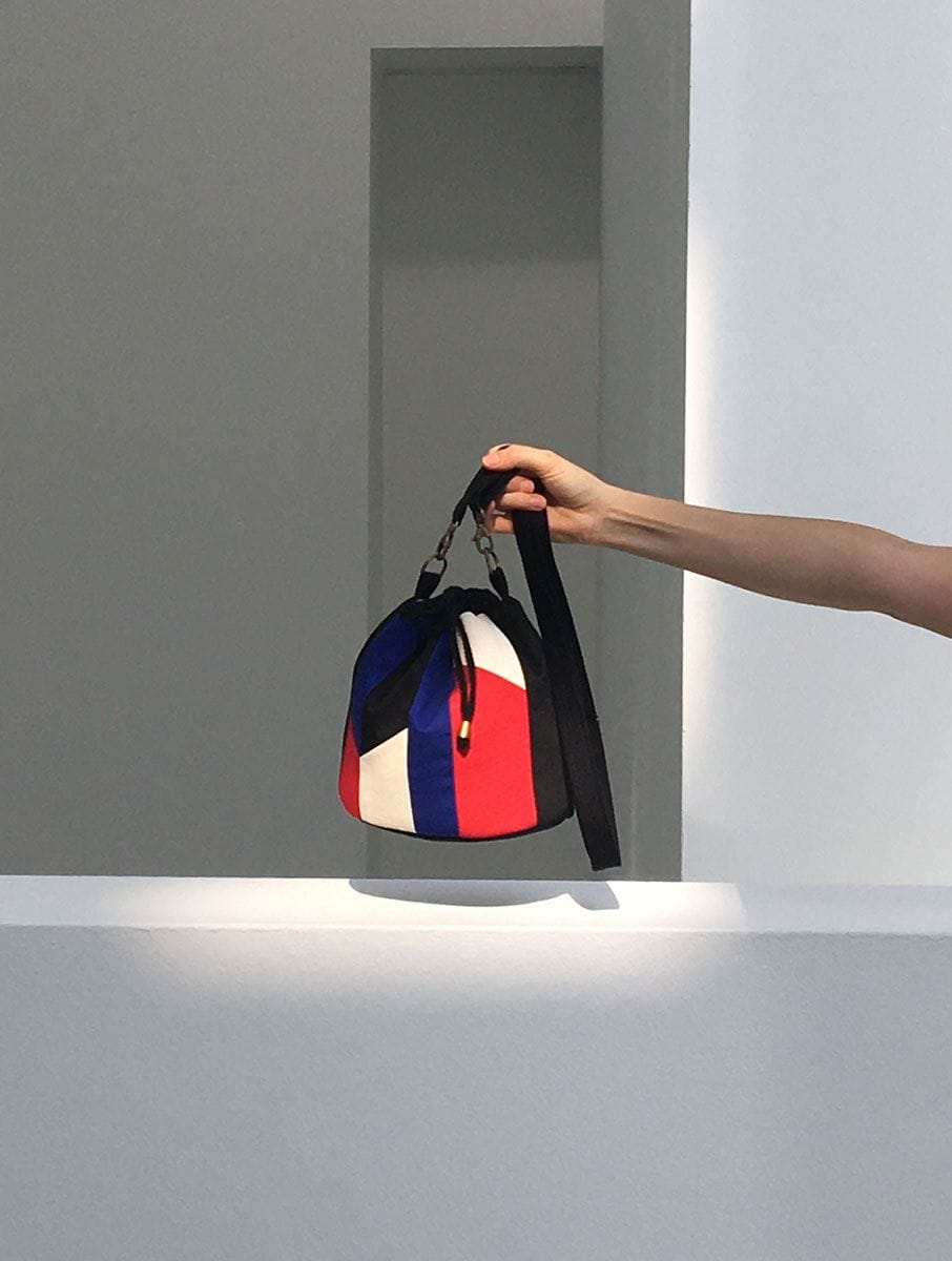 Bolso bombonera de patchwork reciclado - Imagen 6