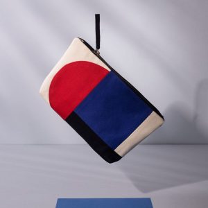 Bolso clutch de tejido recuperado