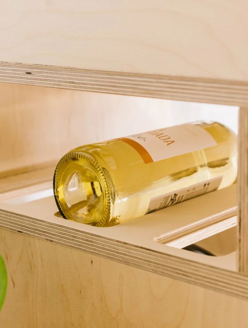 Botellero apilable de madera - Imagen 3