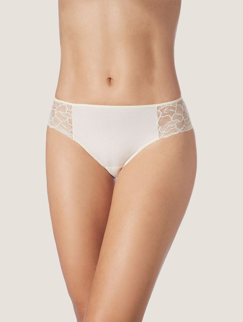 Braga clásica Enea blonda lateral hilo de soja