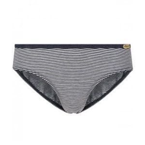 Bragas de rayas de corte bajo en algodón orgánico
