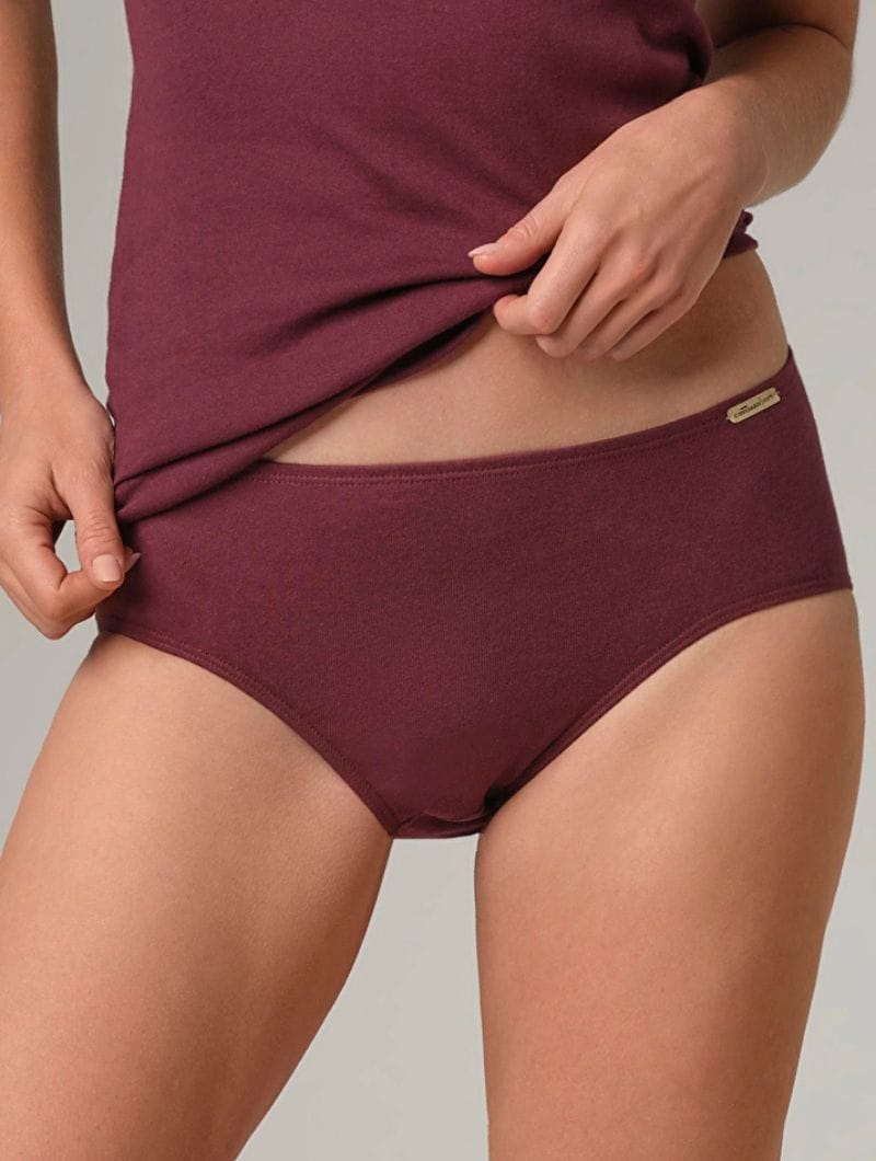 Braguita de talle medio 100% algodón orgánico - Imagen 2