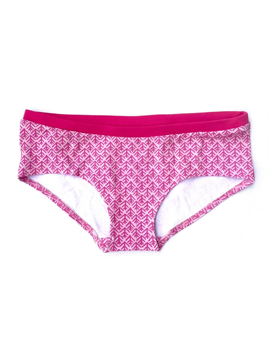 Braguitas rosas estampadas de algodón orgánico - Imagen 2