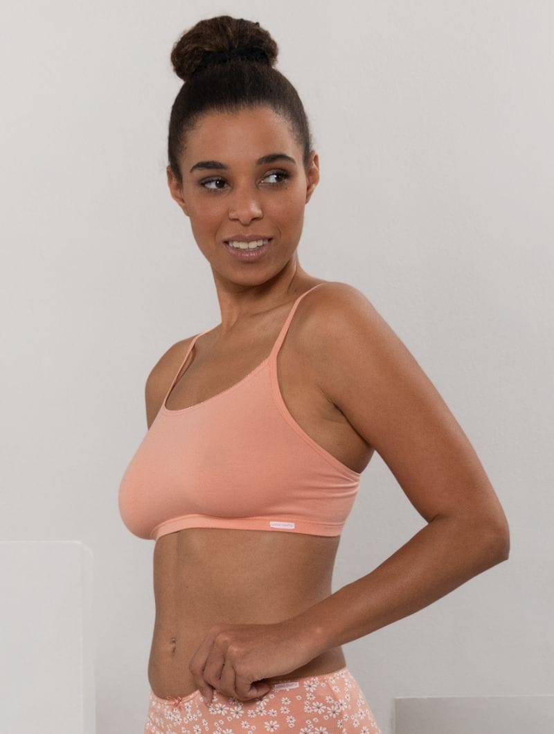 Bustier de rayas de algodón orgánico. Pack de 2 - Imagen 3