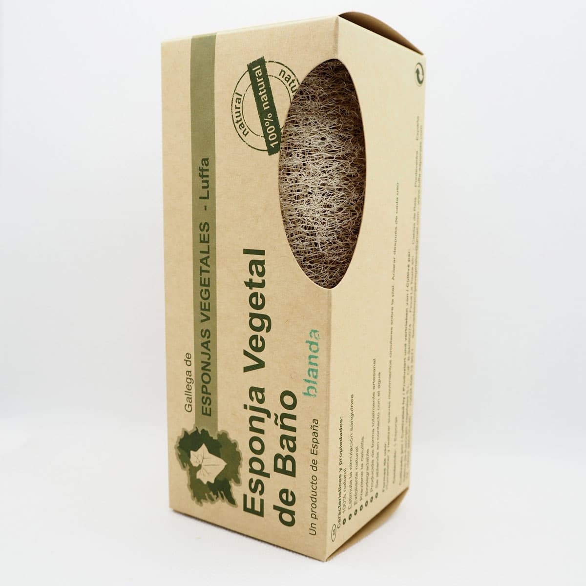 Esponja para bebé de luffa natural. Especial pieles sensibles - Imagen 4