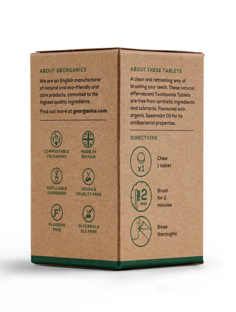 Dentífrico natural en pastillas – Sabor hierbabuena - Imagen 4