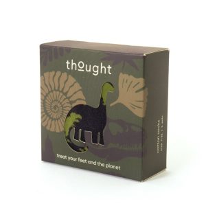 Caja regalo calcetines dinosaurios hombre de algodón orgánico