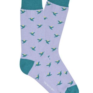 Calcetines colibrís de algodón orgánico