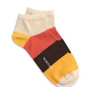 Calcetines cortos multicolor de algodón orgánico