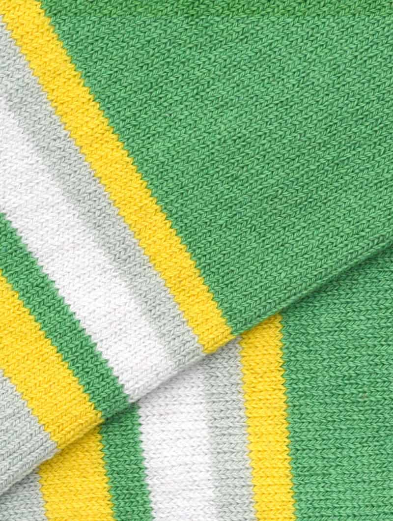 Calcetines cortos verde amarillo orgánicos - Imagen 3