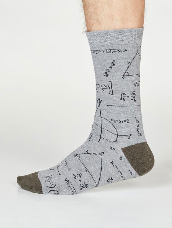 Calcetines matemáticos de bambú y algodón orgánico - Imagen 2